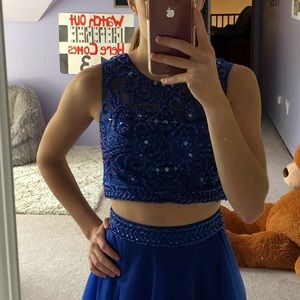 Two Piece Prom Dress
